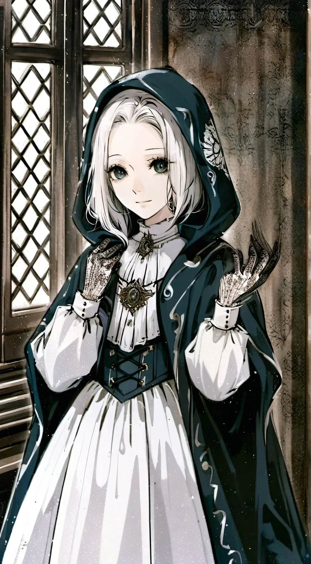 ai character: mom but FAKE.  background