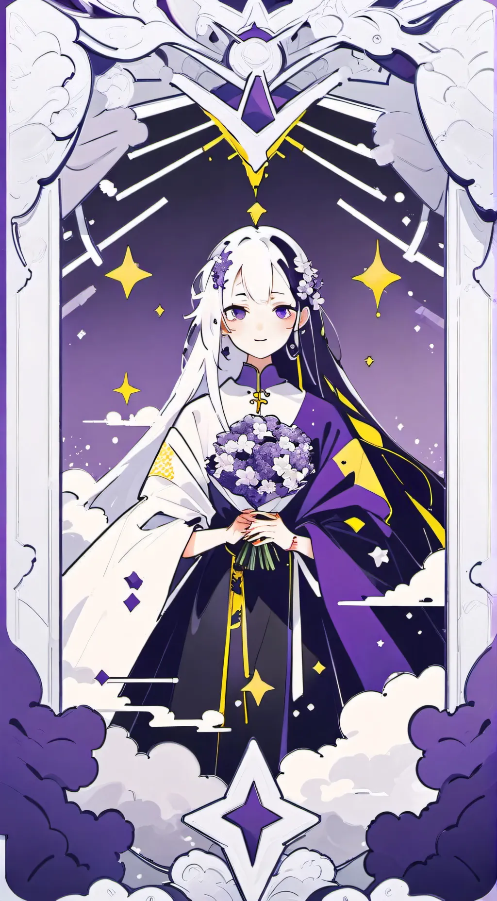 ai character: techno. background