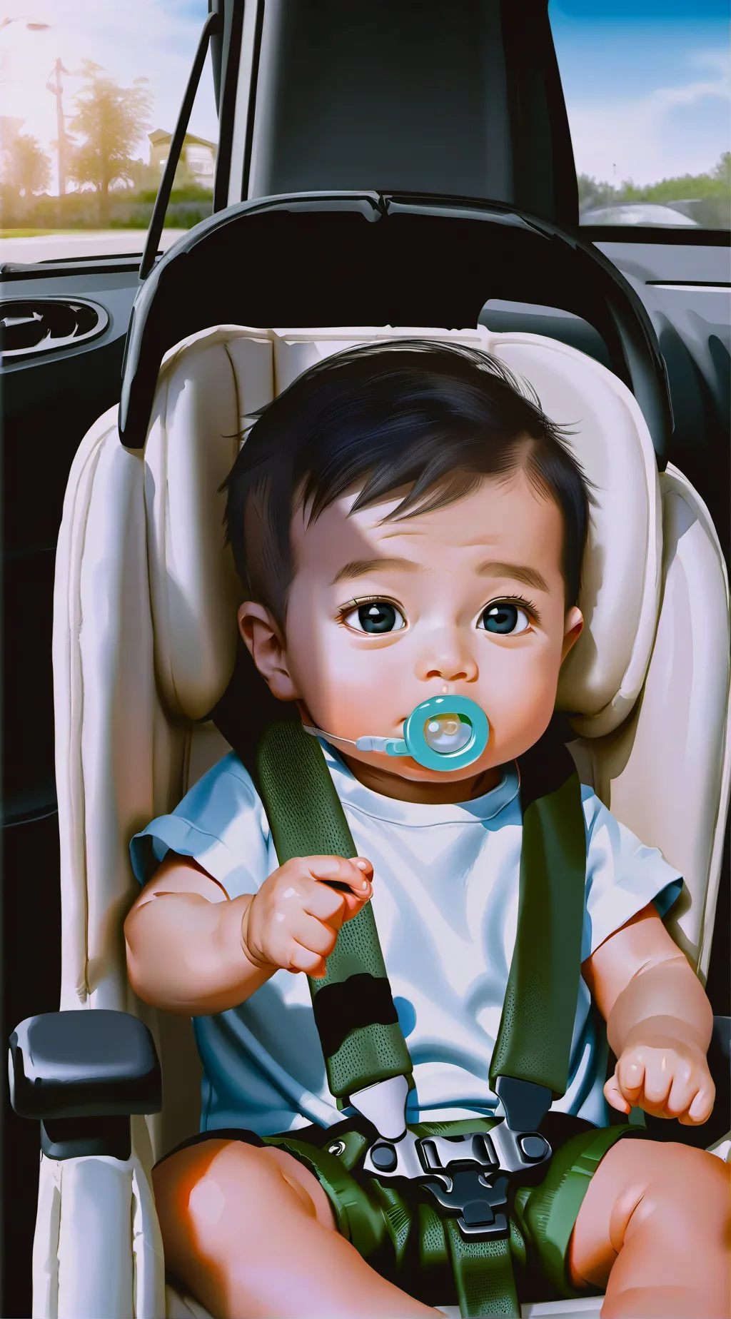 ai character: rodzina  background