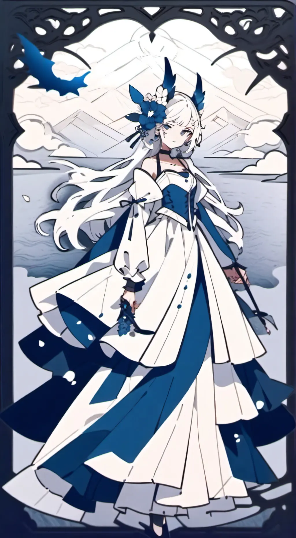 ai character: México y Perú  background