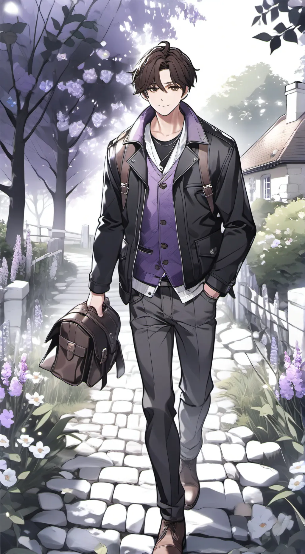 ai character: lukas background