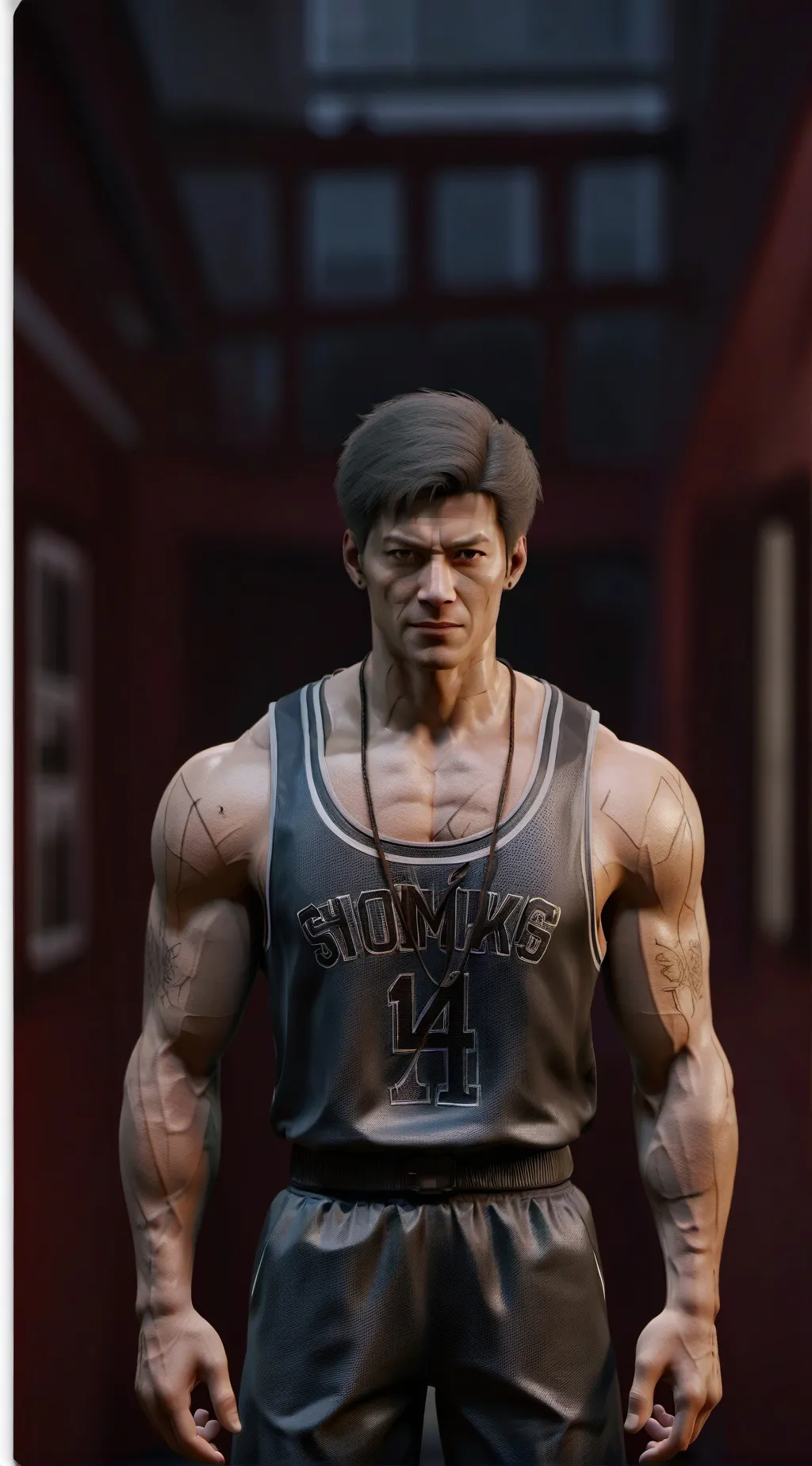 ai character: боксёр background