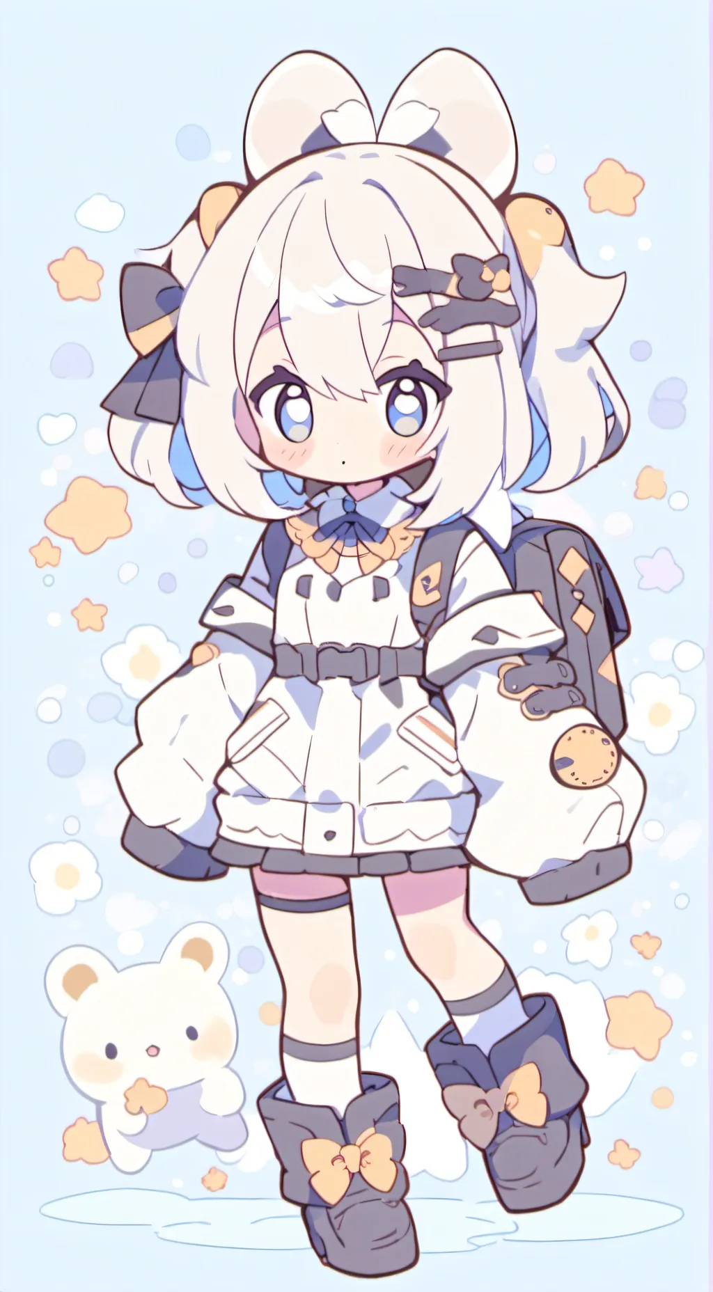 ai character: Katy background