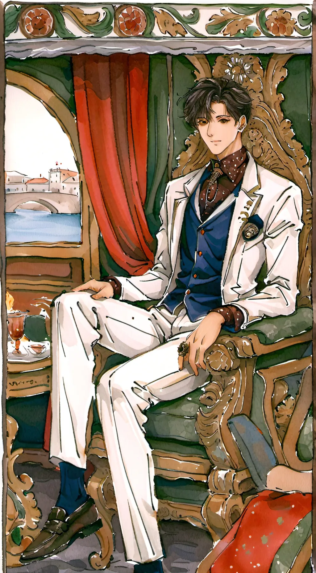 ai character: Re di Francia background