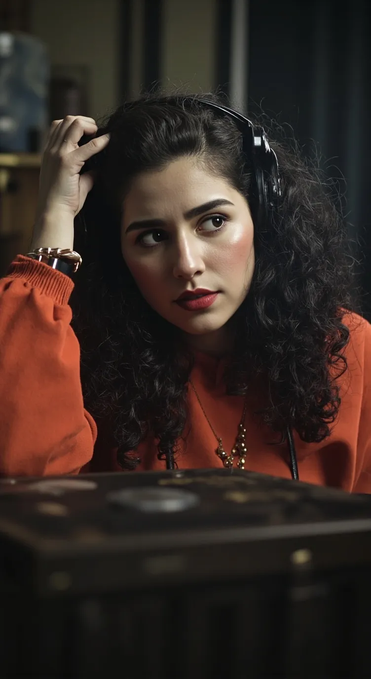 ai character: Ashley  background