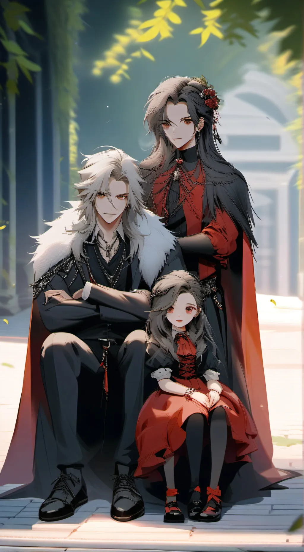 ai character: I Vampiri  background