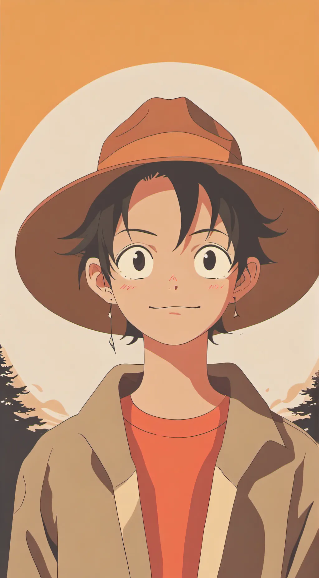 ai character: one piece  background