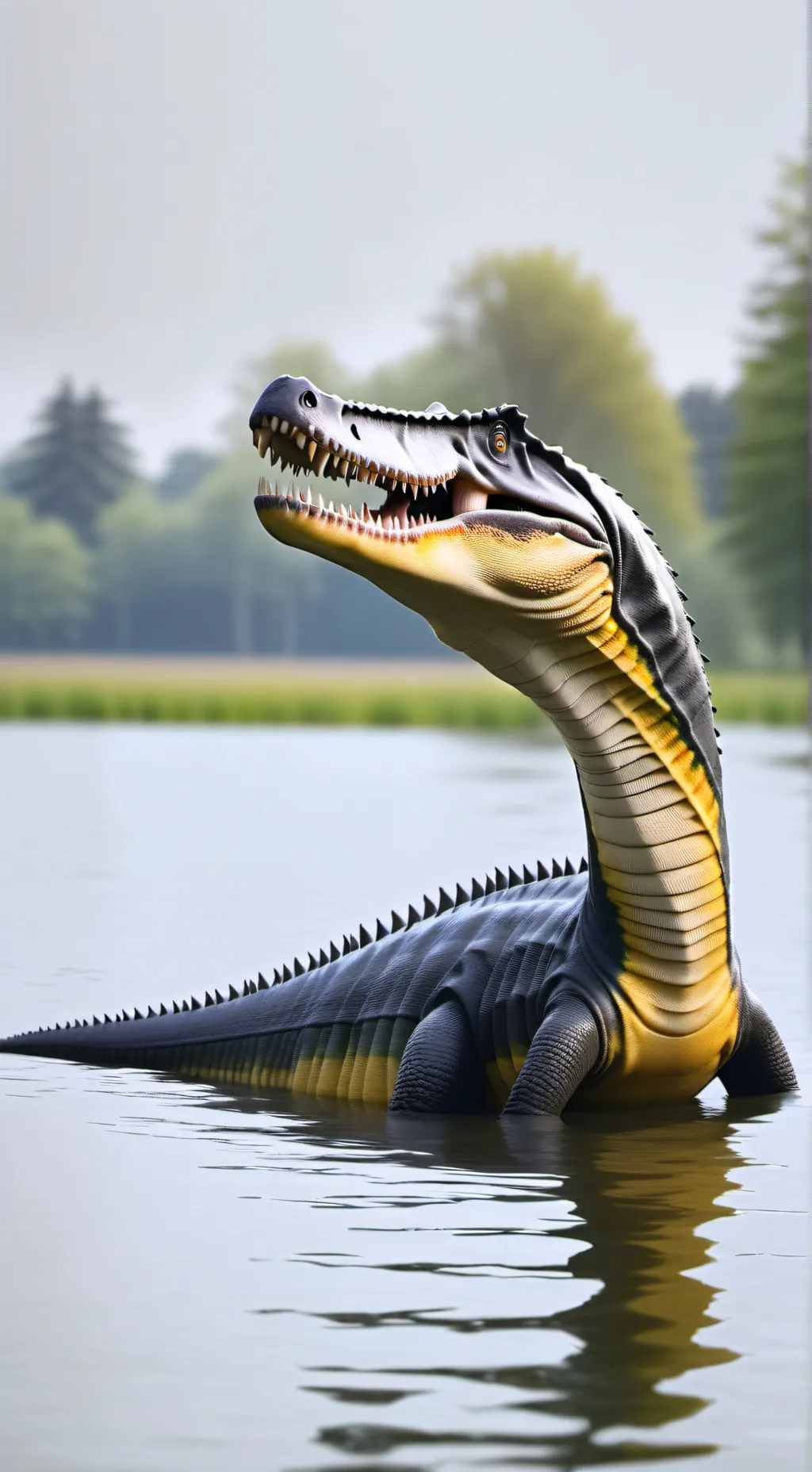 ai character: Dino-rebirth. background