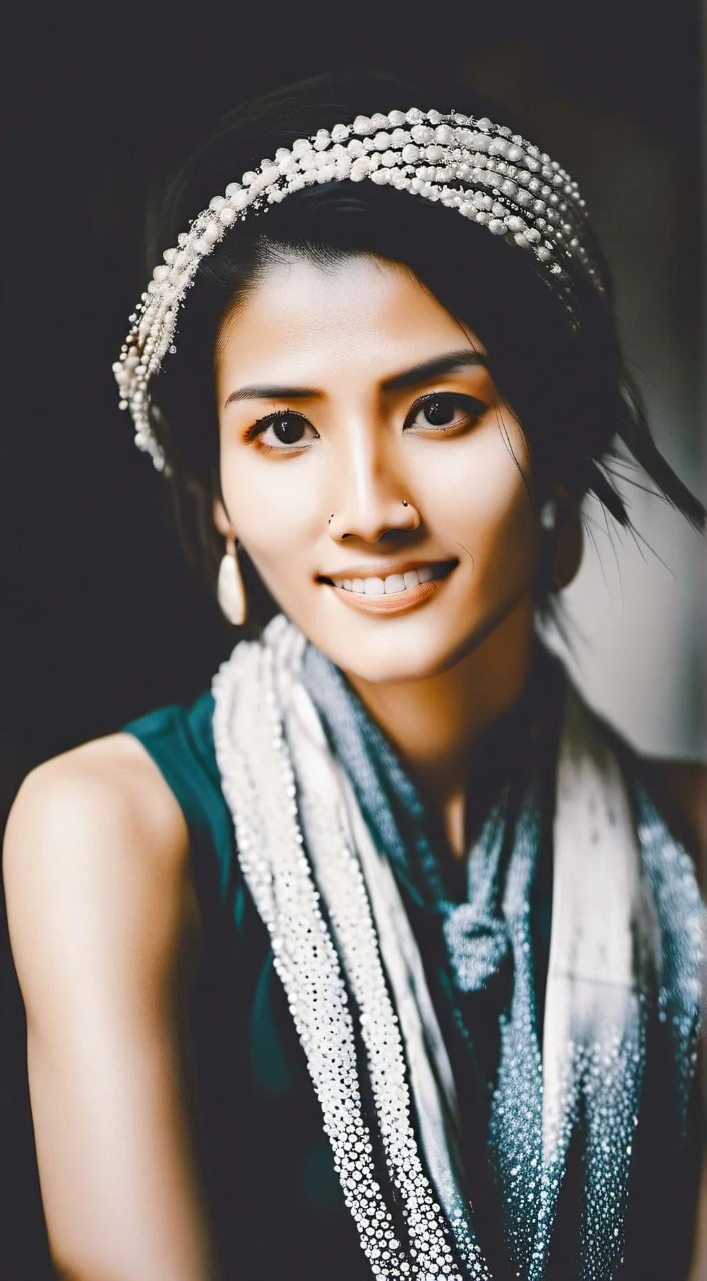 ai character: The city of people background