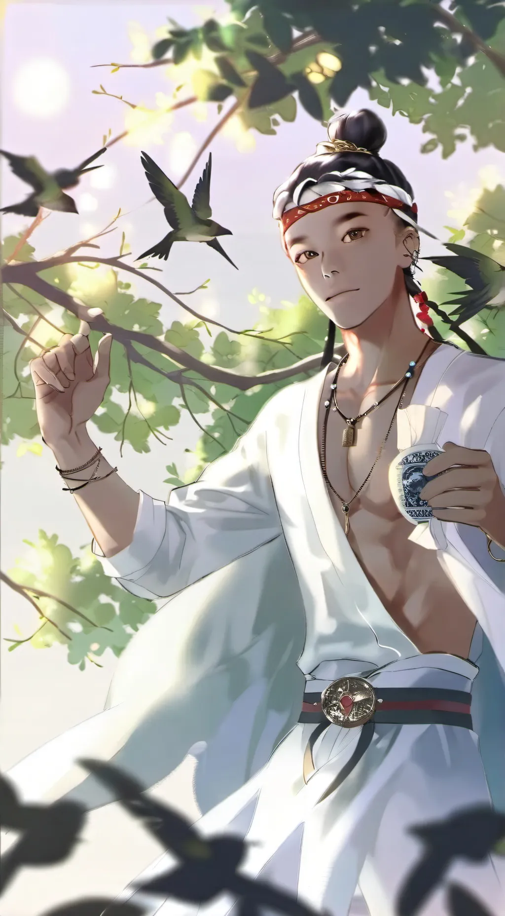 ai character: Brandon  background