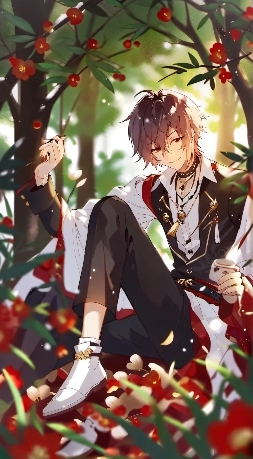 ai character: dazai x chuuya  background