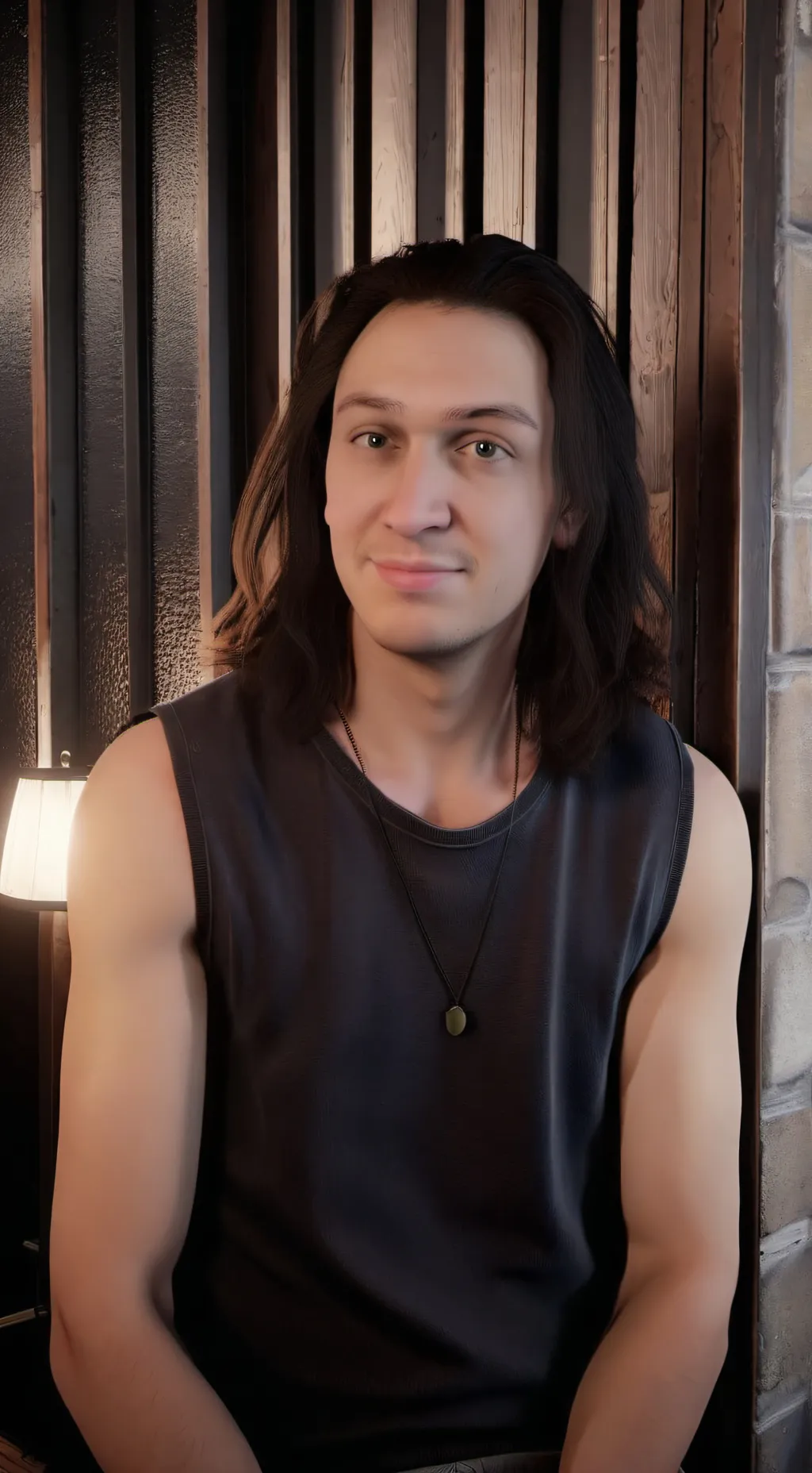 ai character: stupid man background