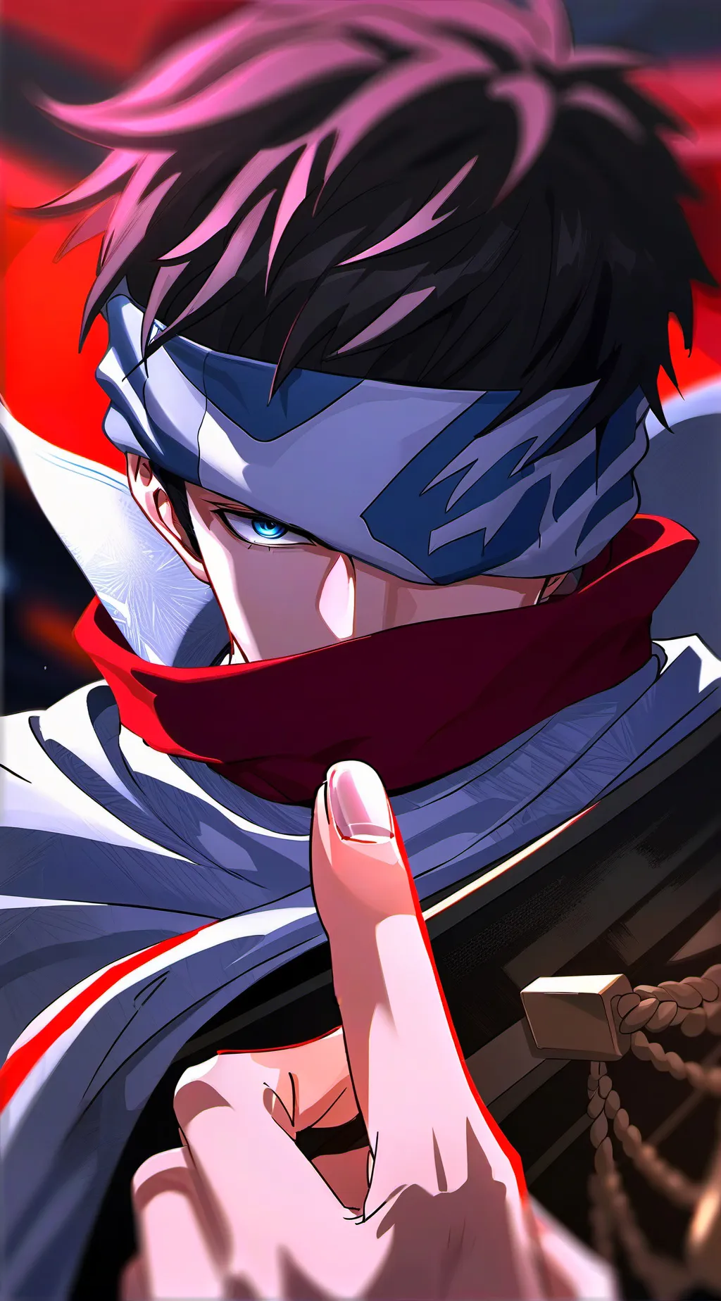 ai character: calango seco  background