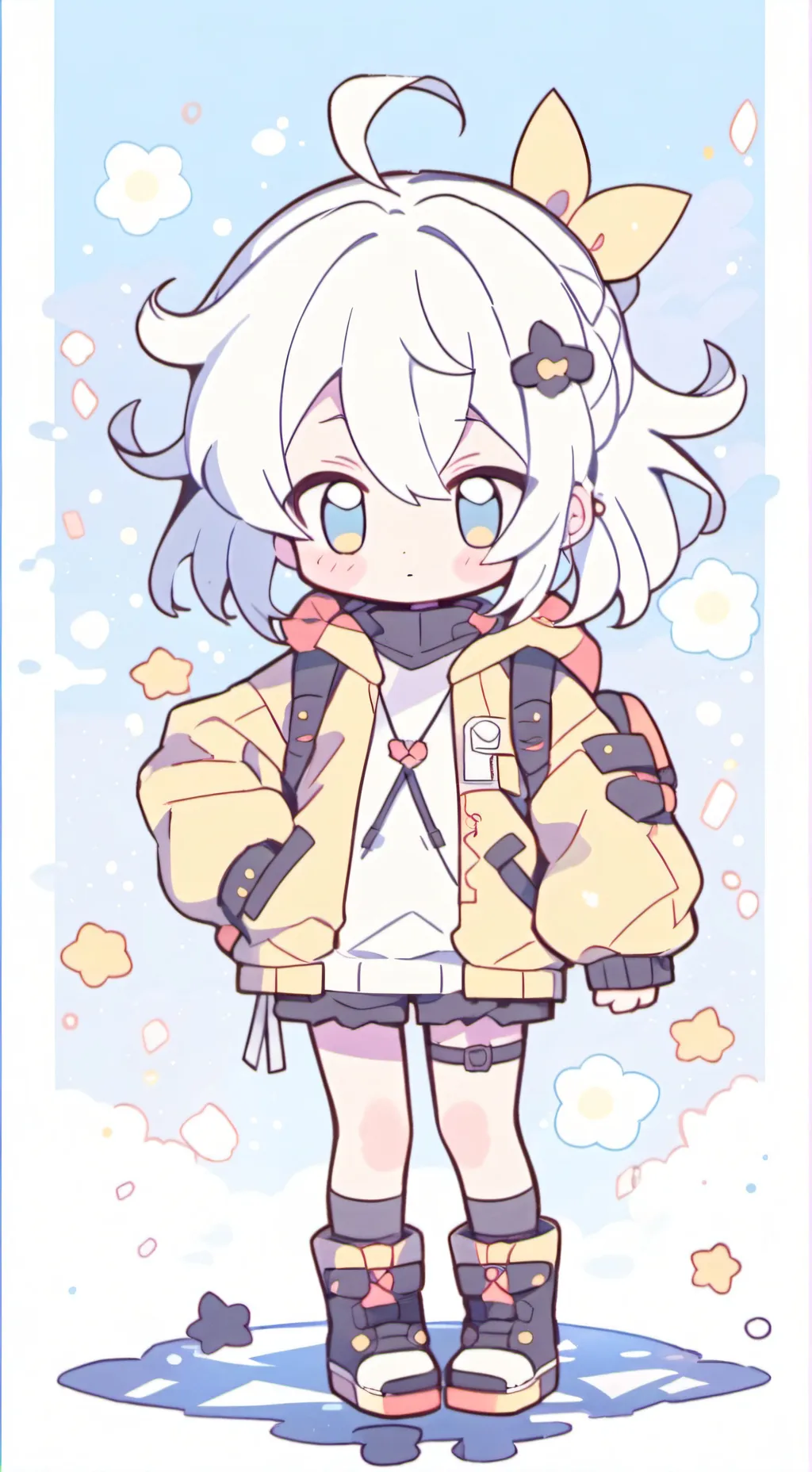 ai character: Curse mha background