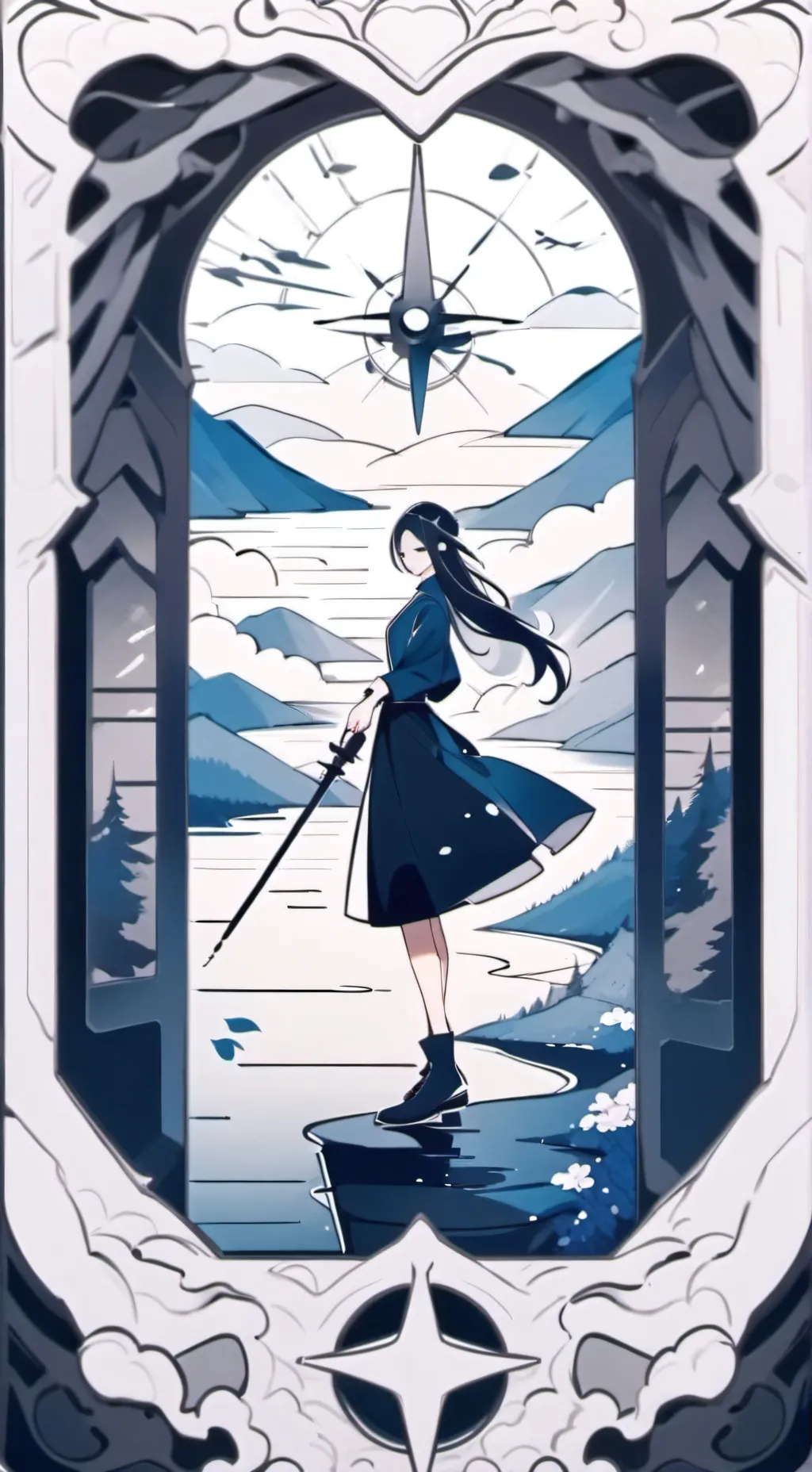 ai character: baby Cosmo  background