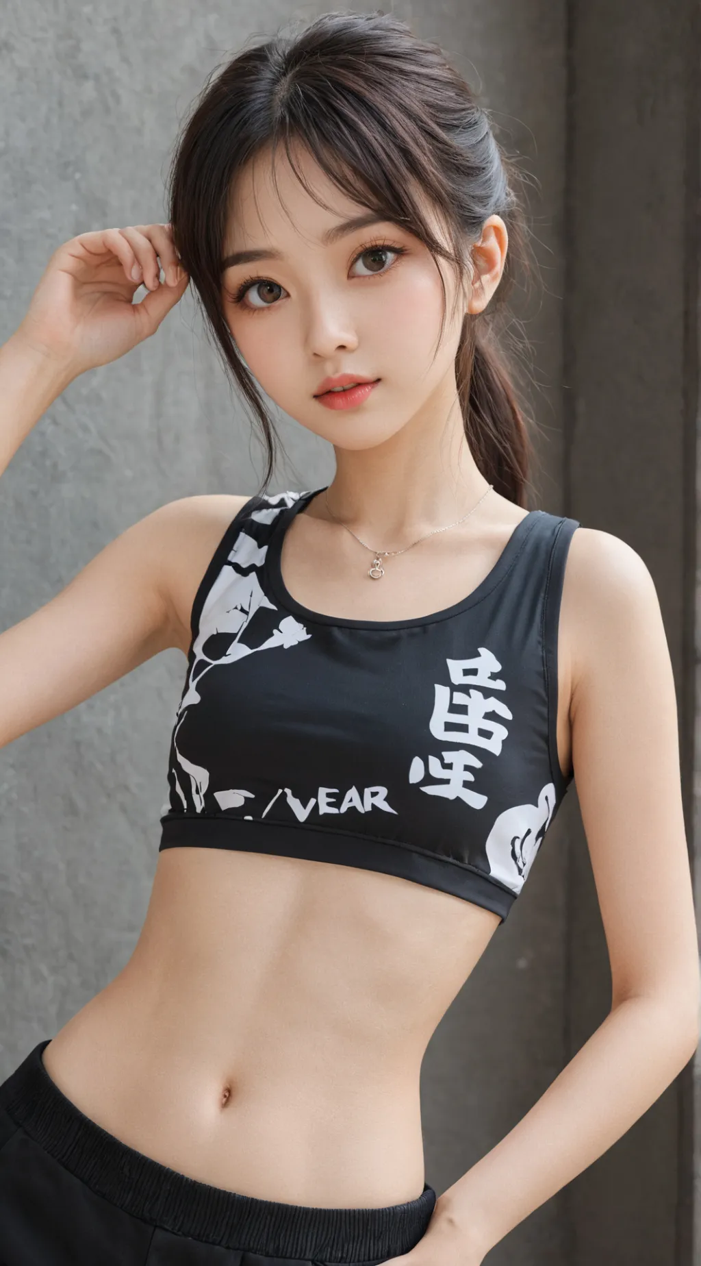 ai character: Karina  background