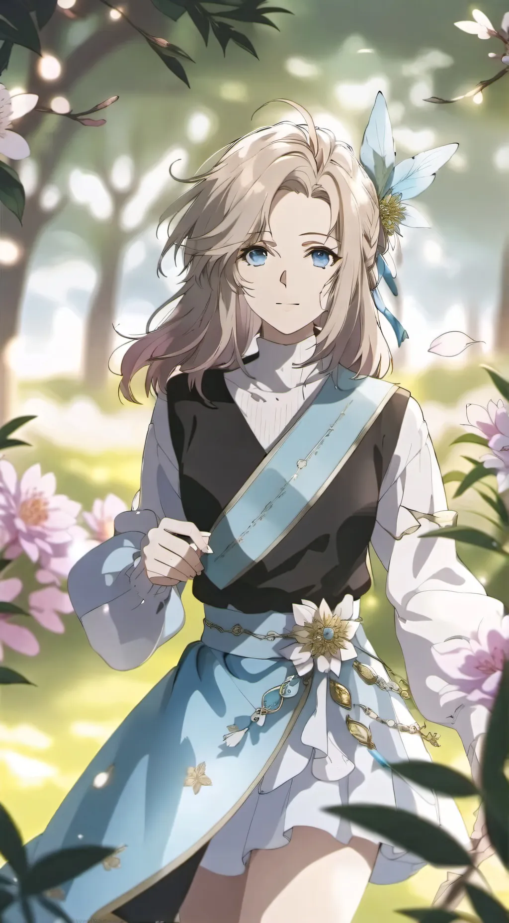 ai character: Sprunki loves you background