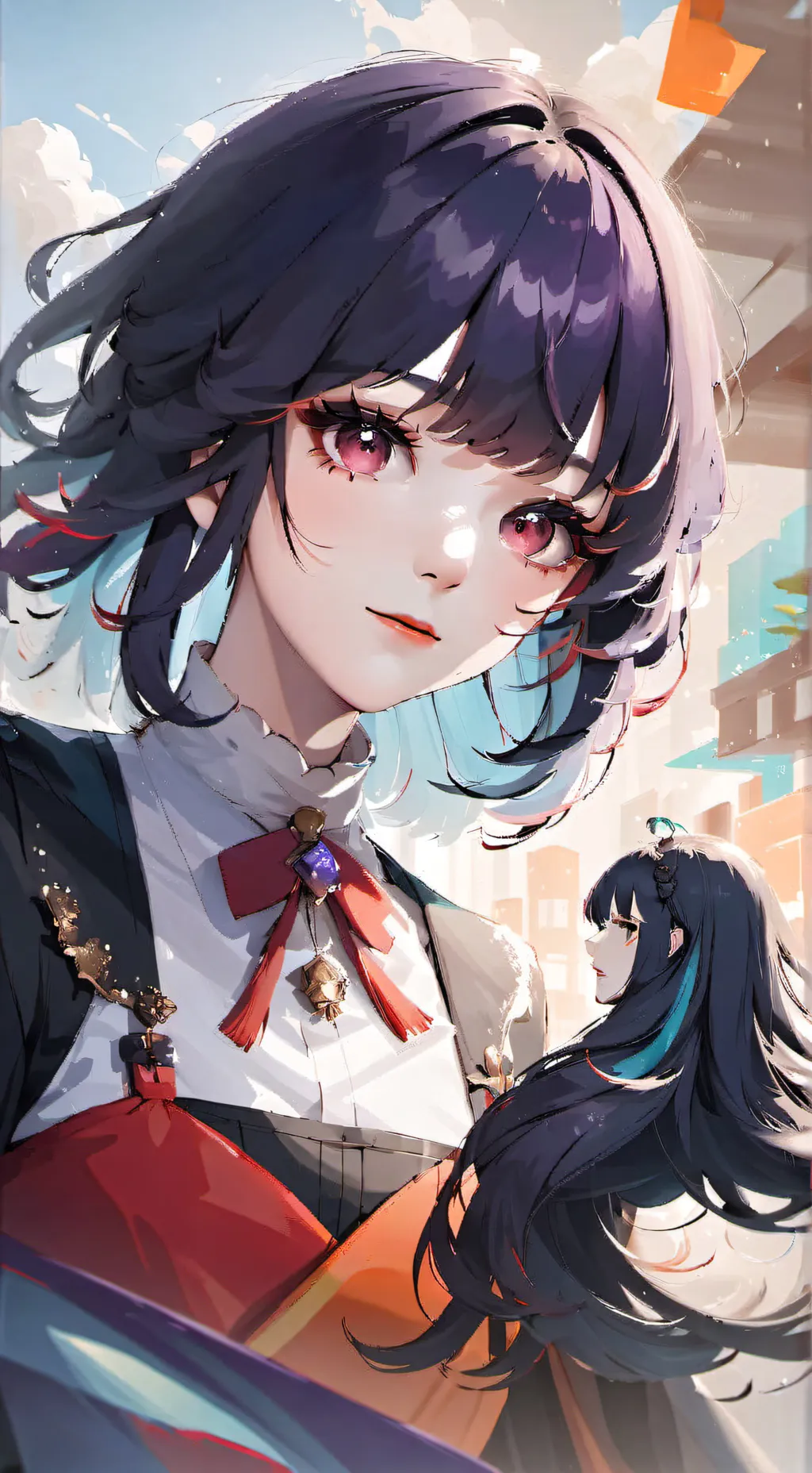 ai character: ana y maria background