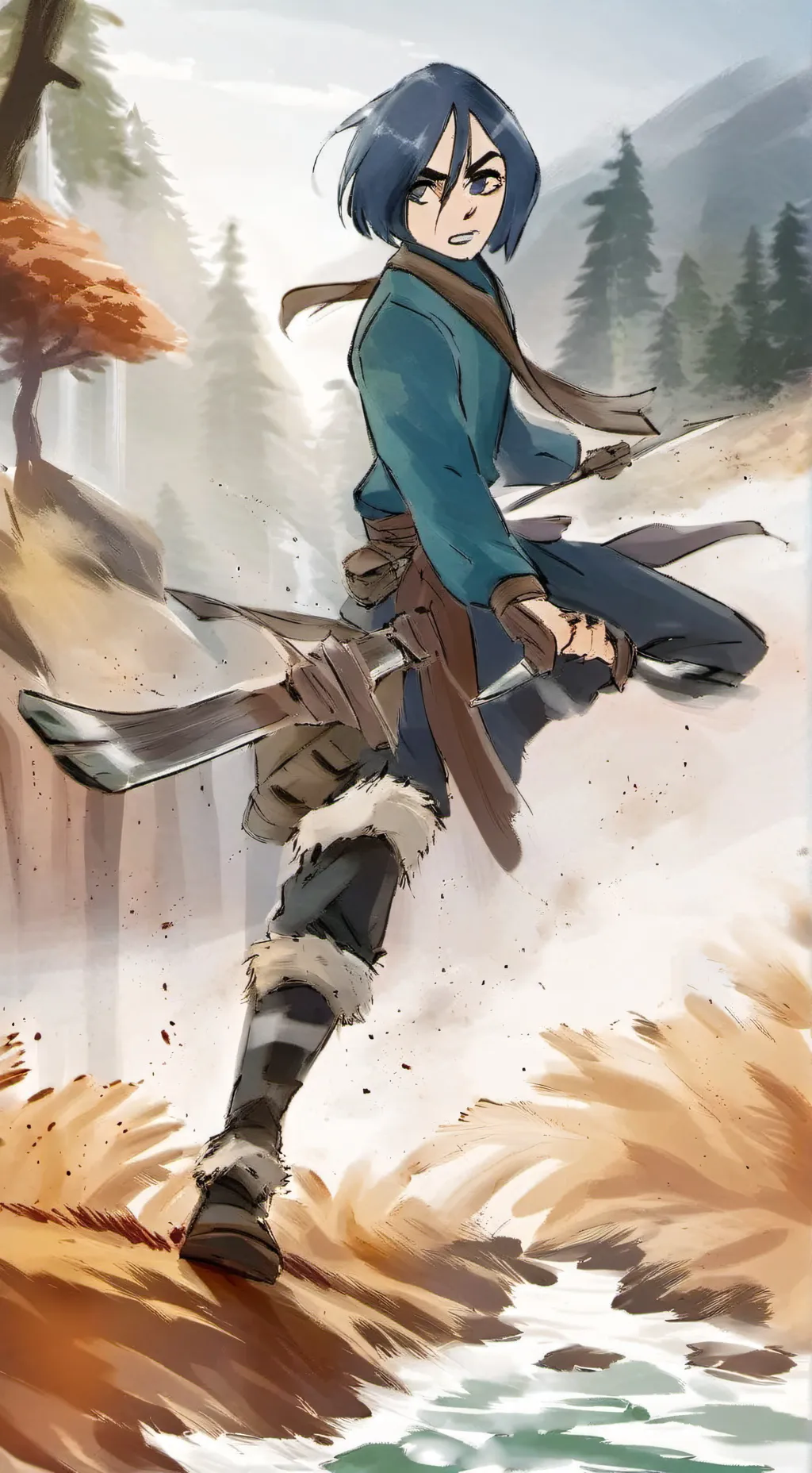 ai character: Elena  background