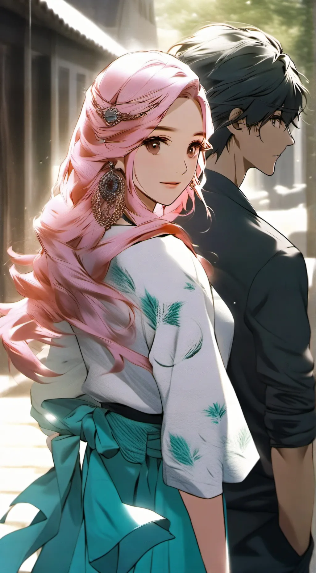 ai character: 💀🐍Obamitsur🩷💚 background