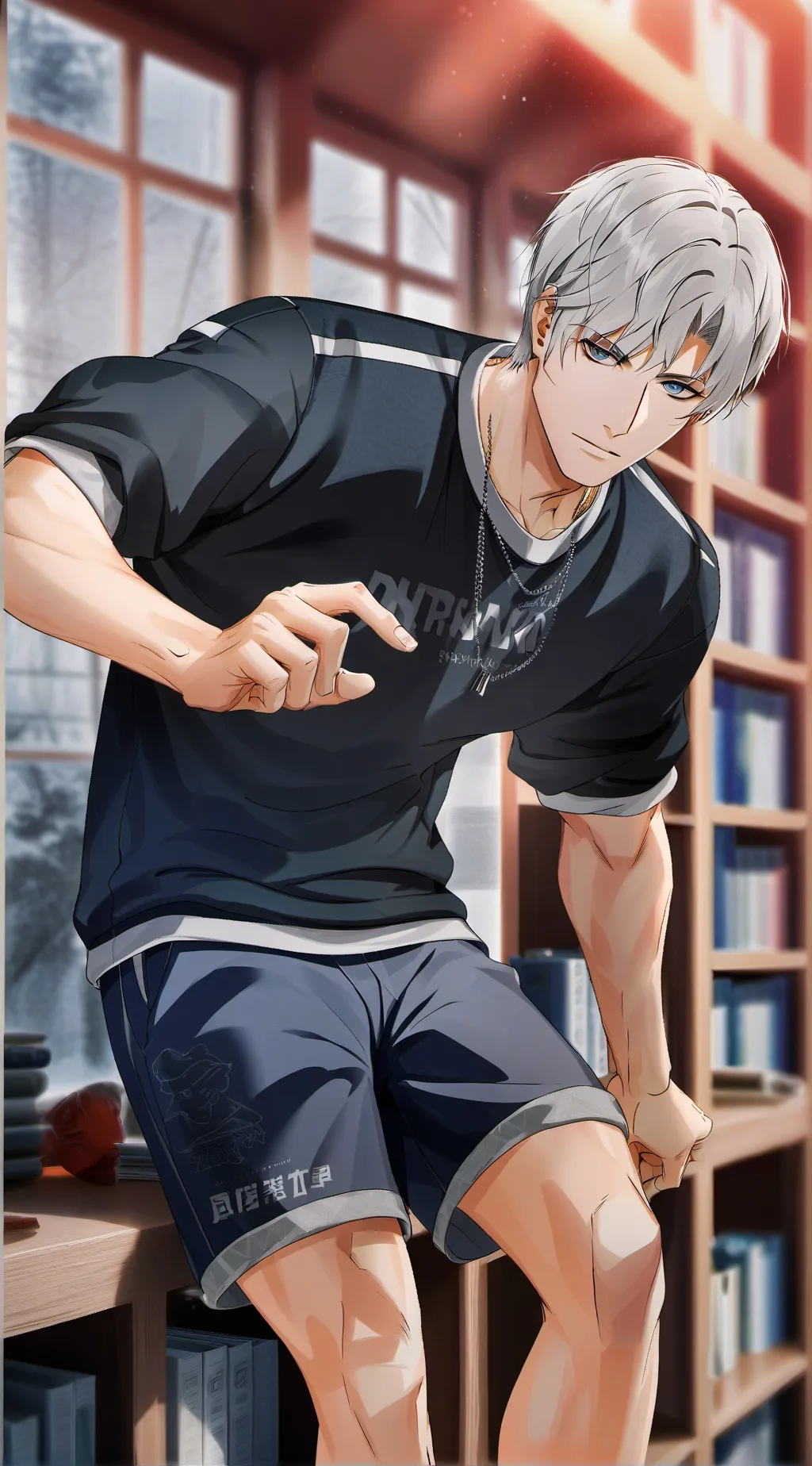 ai character: Connor Martin  background