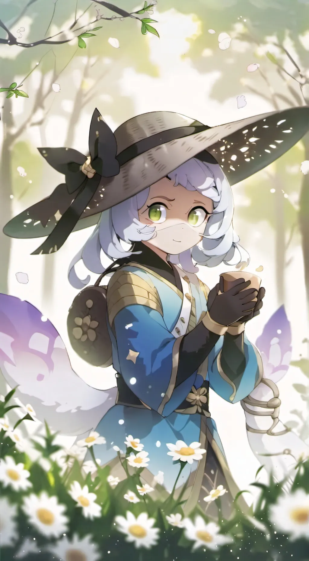 ai character: cookie  background