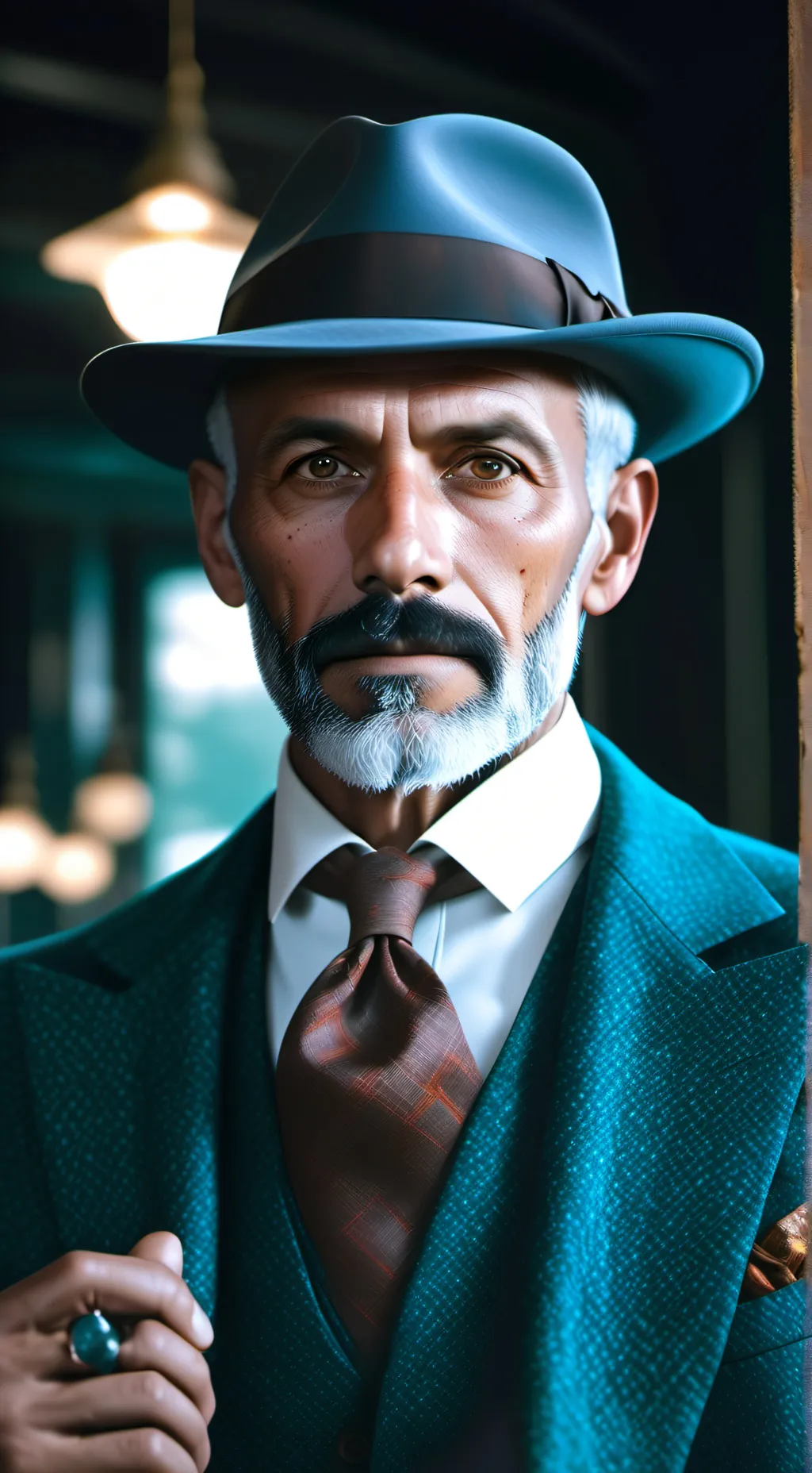 ai character: morena lambare? background