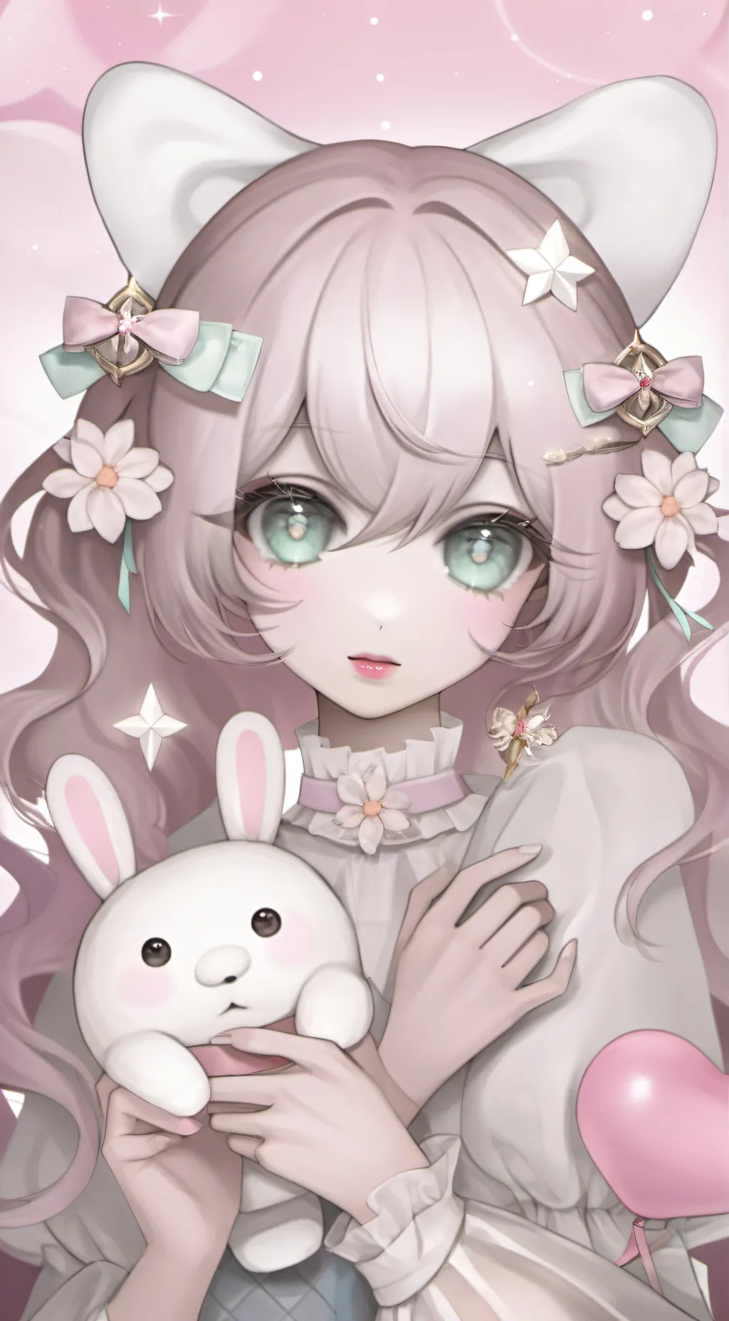 ai character: Fatima~🩷 background