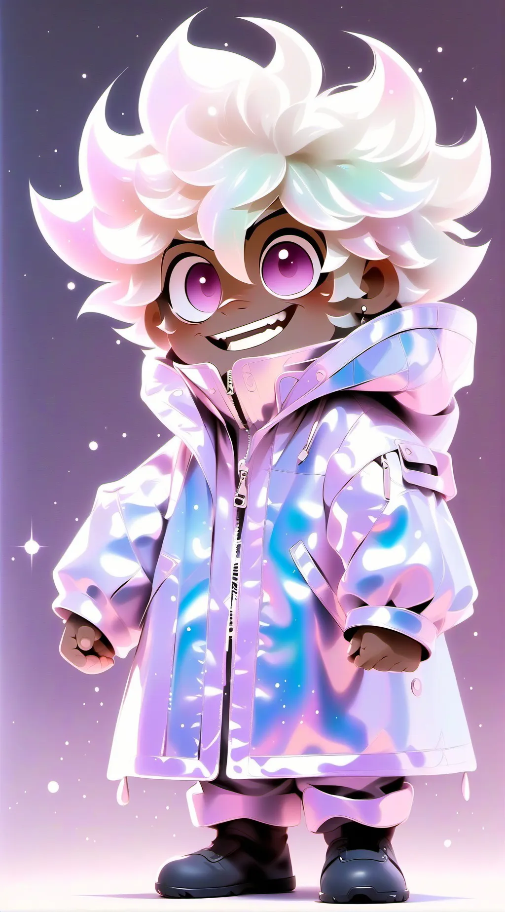 ai character: sprout is gasssy background