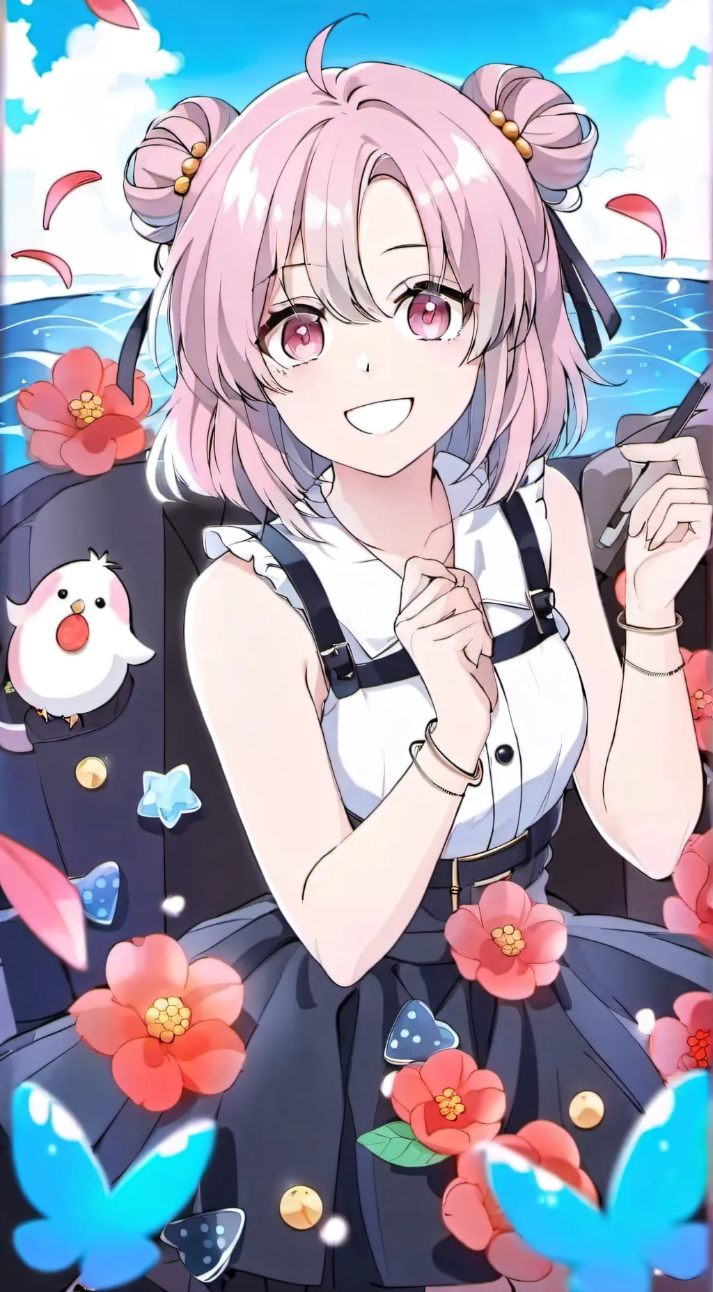 ai character: Mitsuri  background