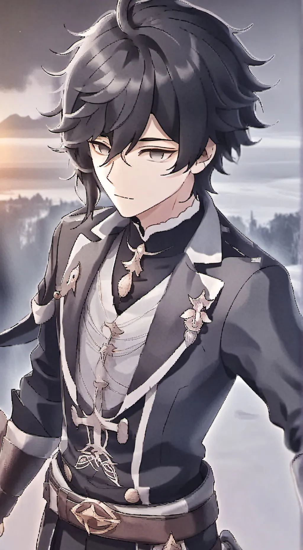 ai character: Norman>⁠.⁠< background