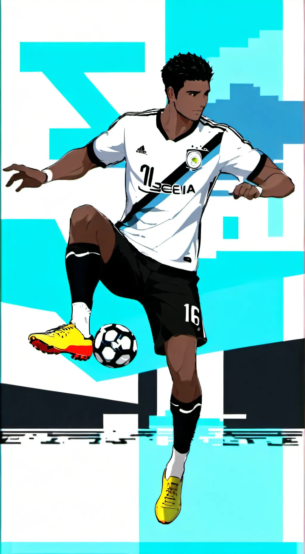 ai character: C. de futebol 2 background
