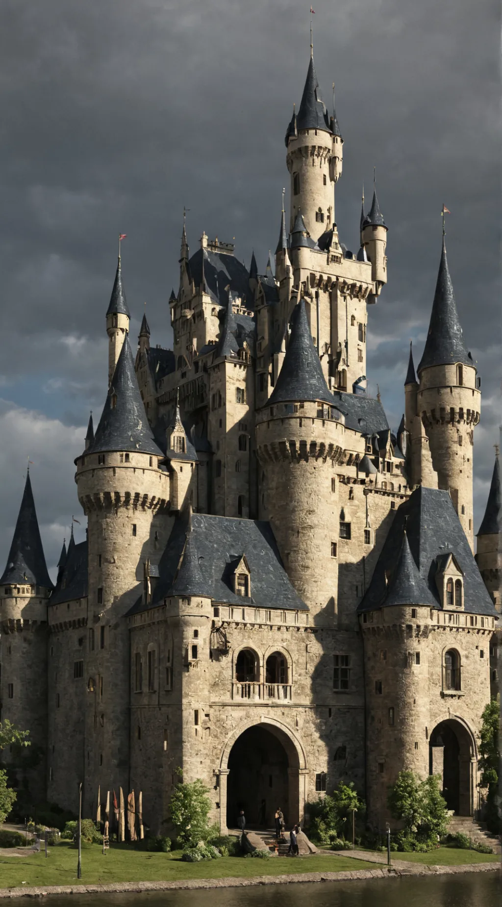 ai character: Castle YSH background