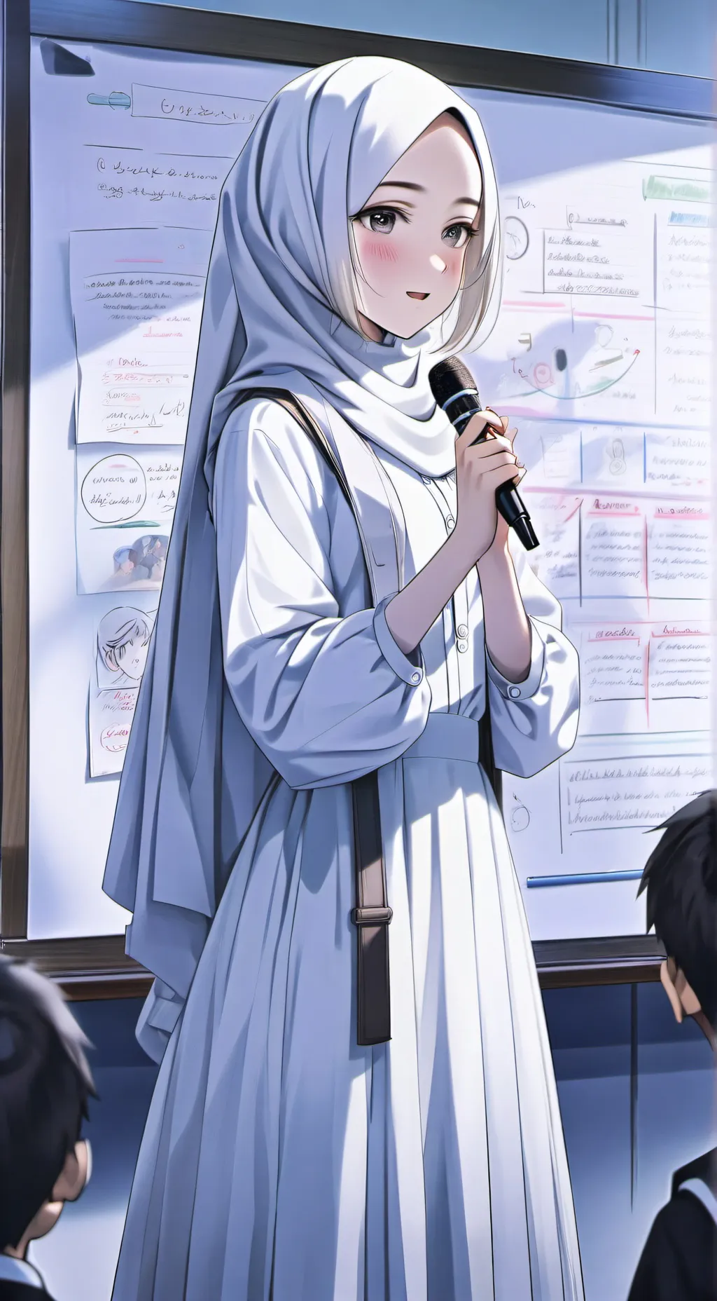 ai character: B G M C background