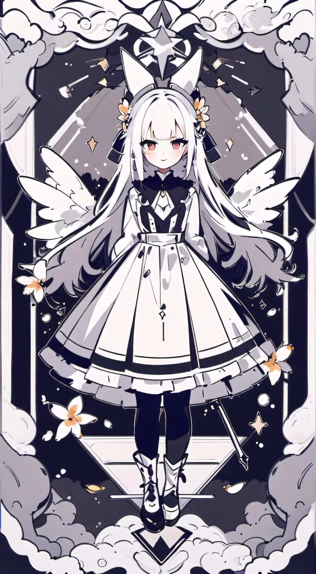 ai character: Mina(crush on you) background