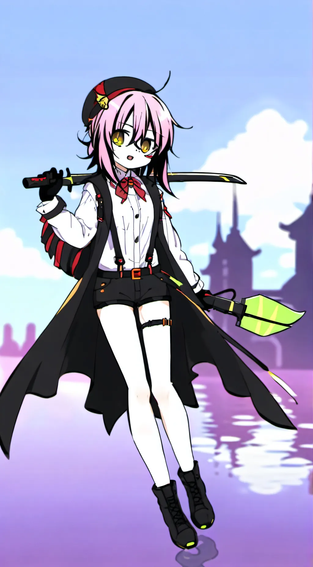 ai character: demon slayer background