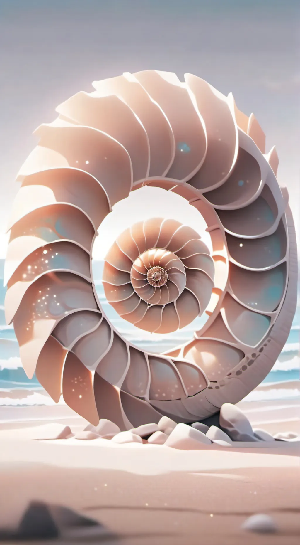 ai character: 🐚CleanFossil🐚 background