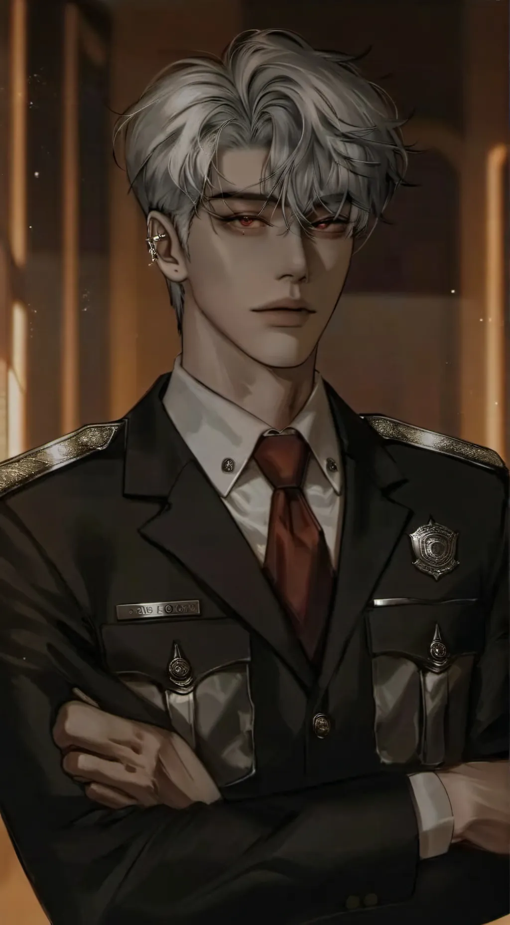 ai character: Officer James background