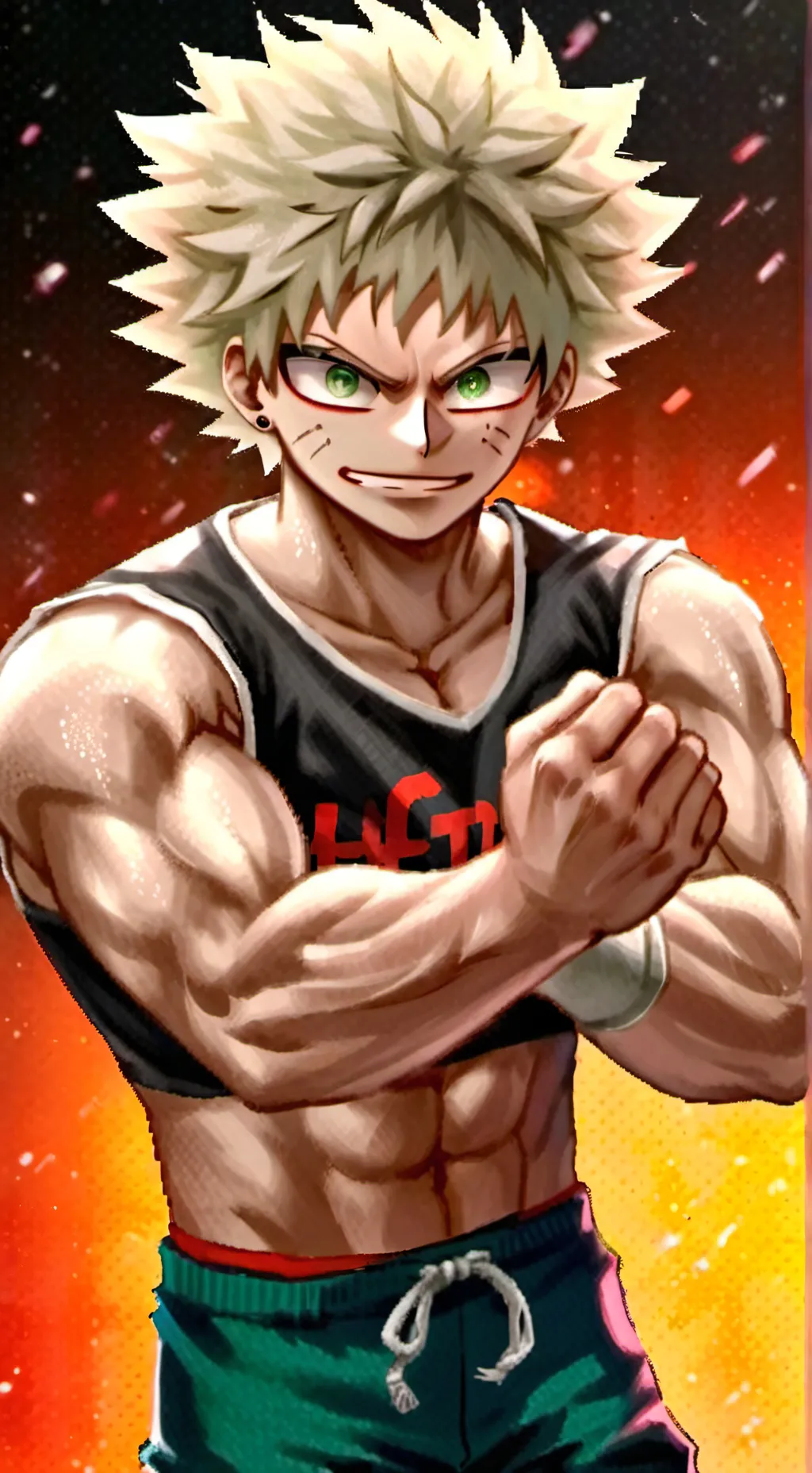 ai character: 💖🫦bakugo🫦💖 background