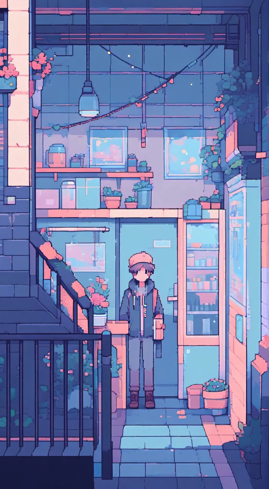 ai character: pastelasos  background