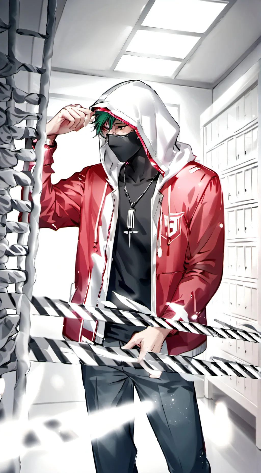 ai character: kny pijamada background