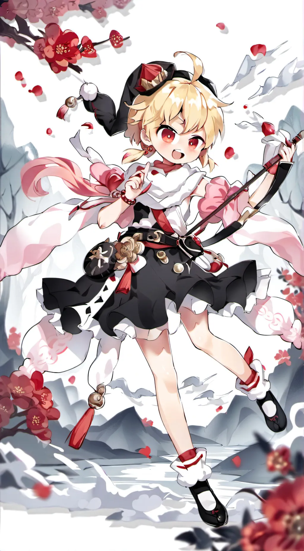 ai character: Bakugo  background