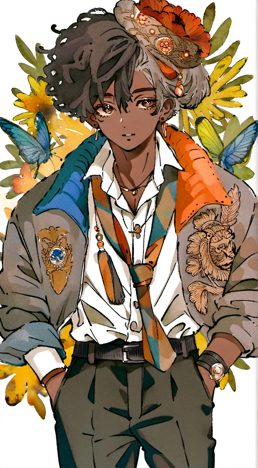 ai character: gleen background