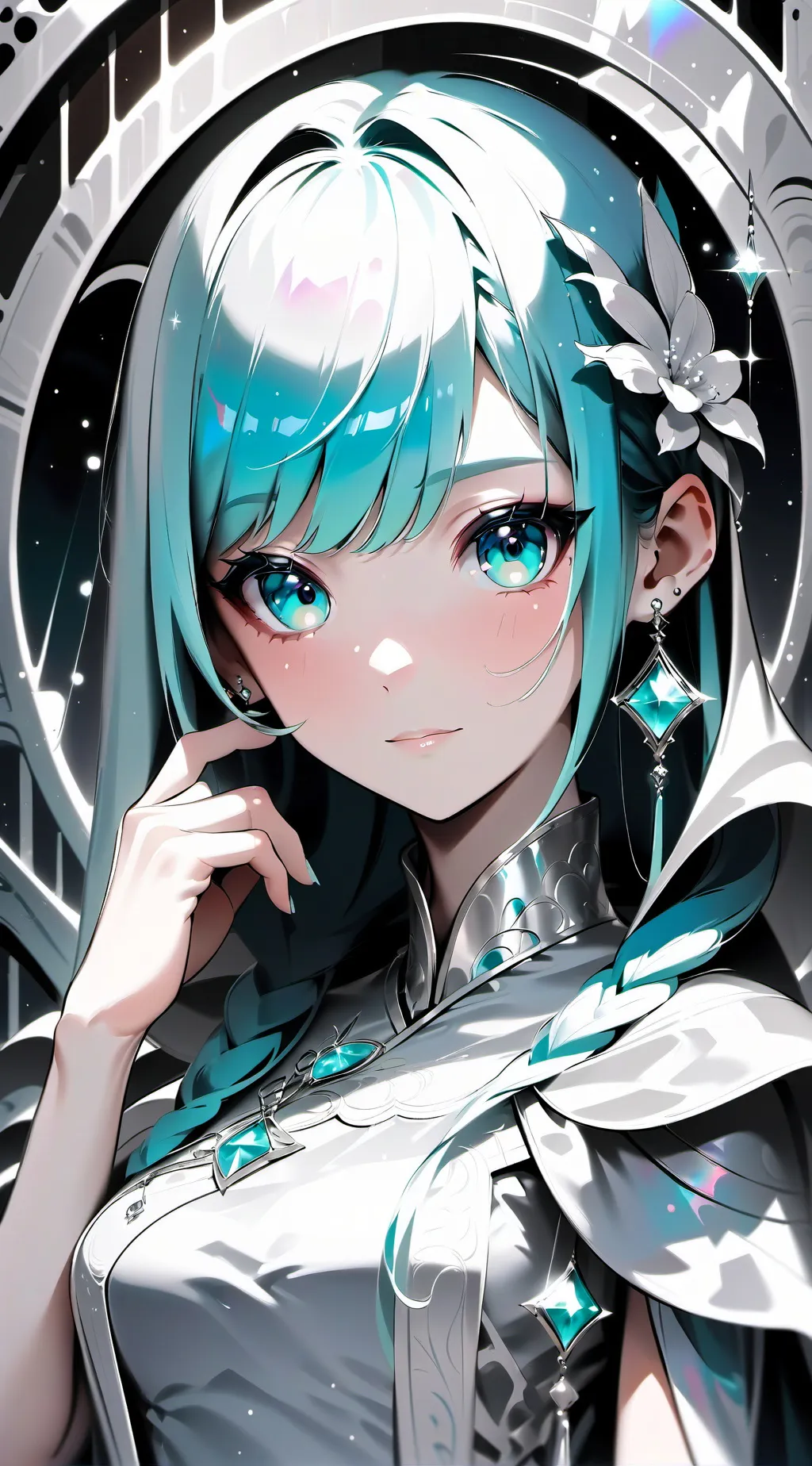 ai character: Mégane  background