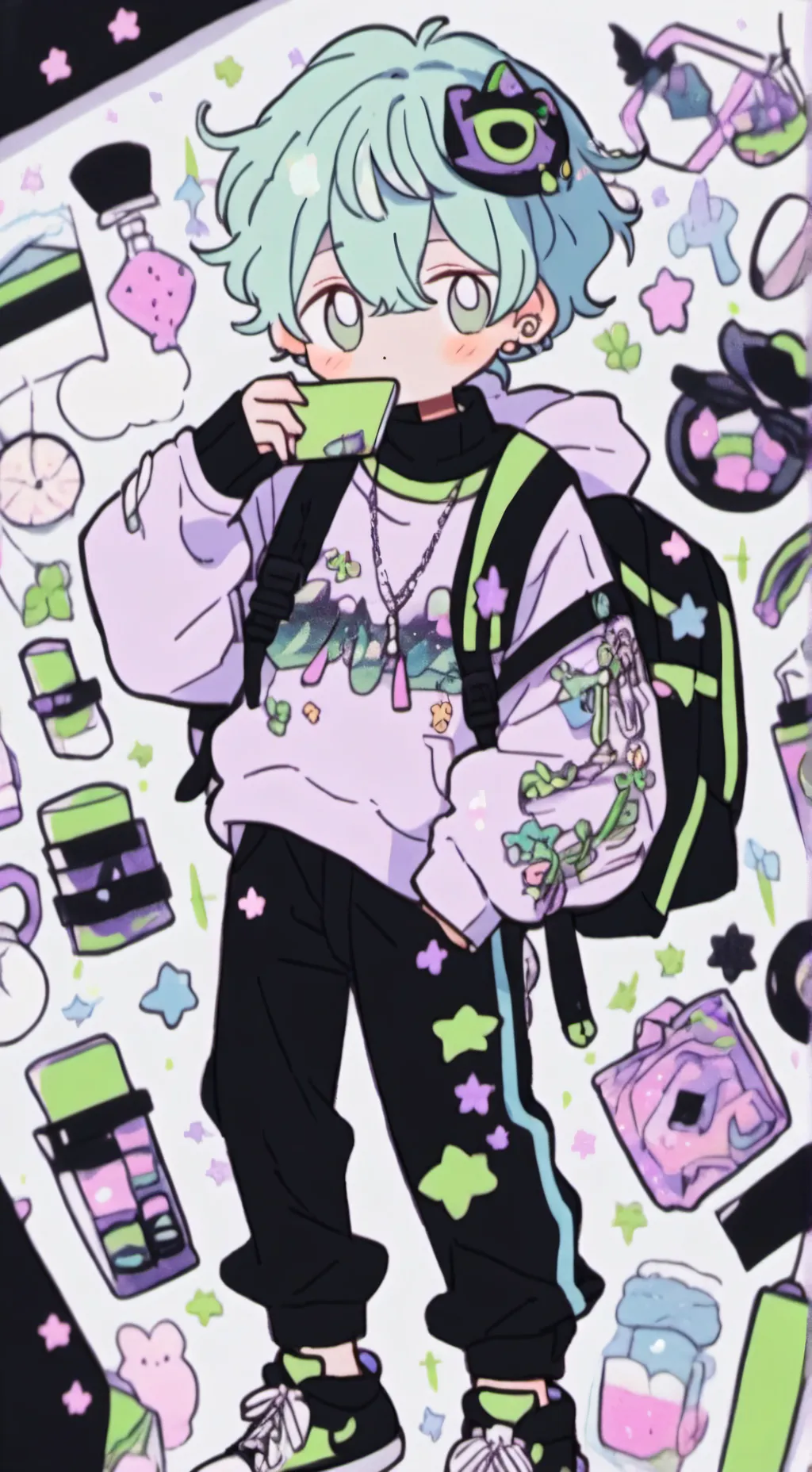 ai character: Mha background