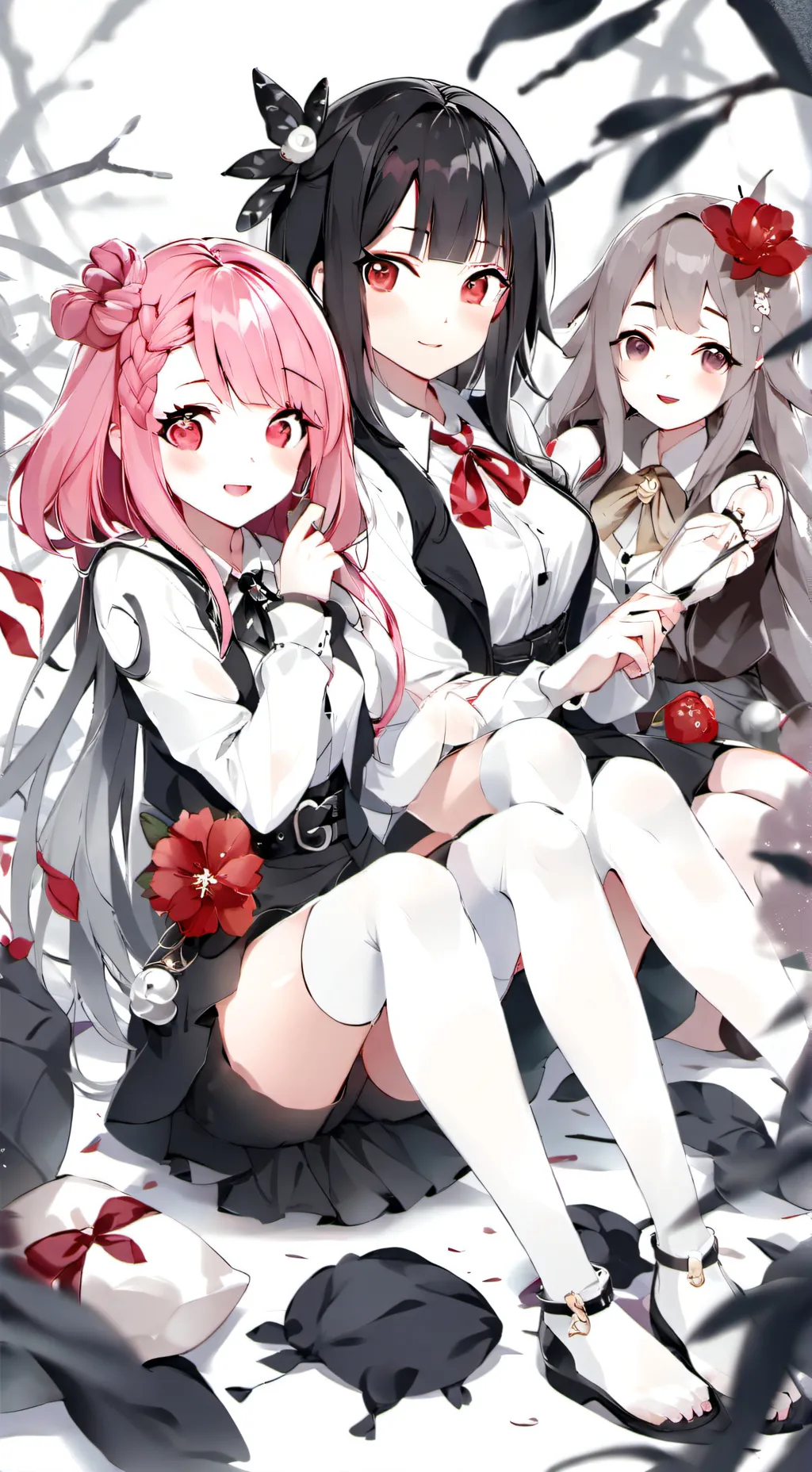 ai character: Sleep over background