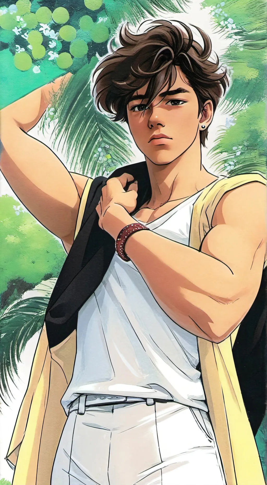 ai character: Justin background