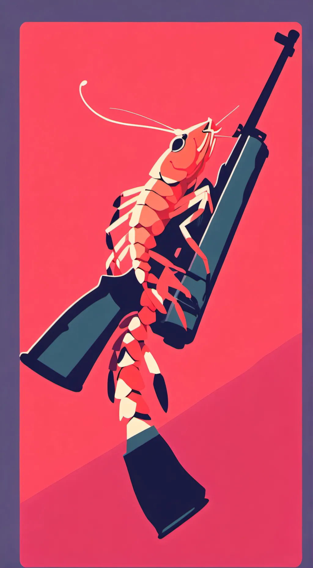 ai character:  Shrimp background