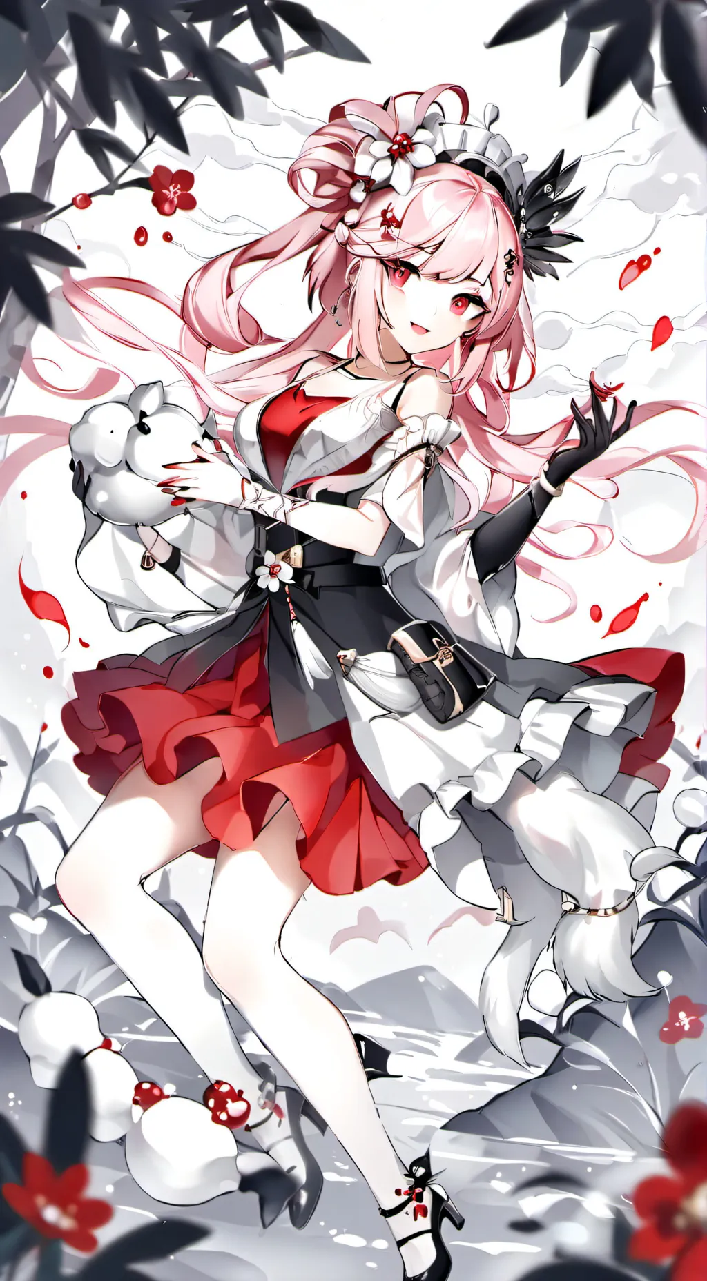 ai character: Luna background