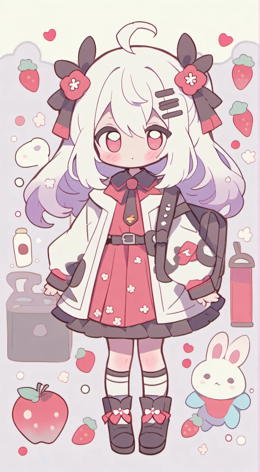 ai character: Emma sleepover  background
